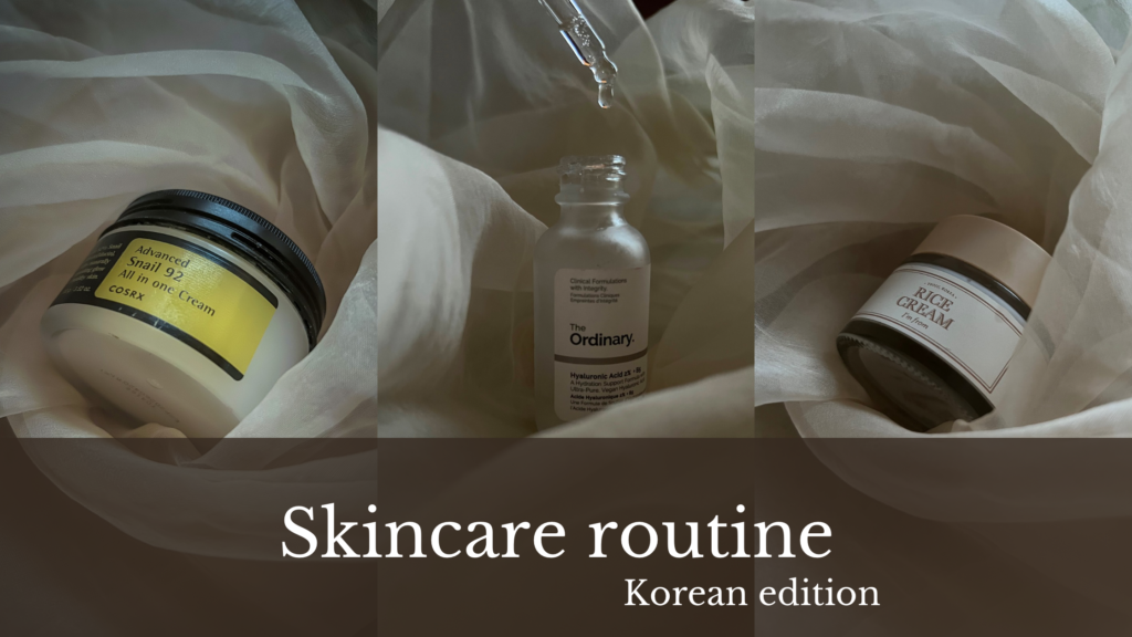 Night time skincare routine 